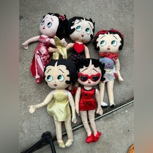 Betty Boop Doll Collection - Red, Yellow, Black